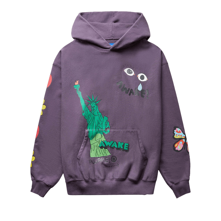 Awake NY x Stefan Meier Printed Hoodie "Pewter"