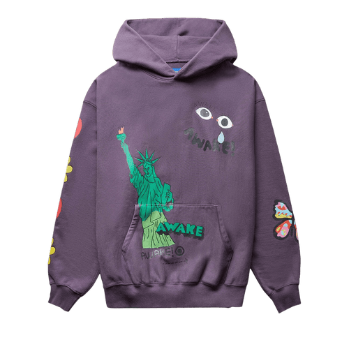 Awake NY x Stefan Meier Printed Hoodie "Pewter"