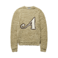 Awake NY Boucle A Crew Knit "Latte"