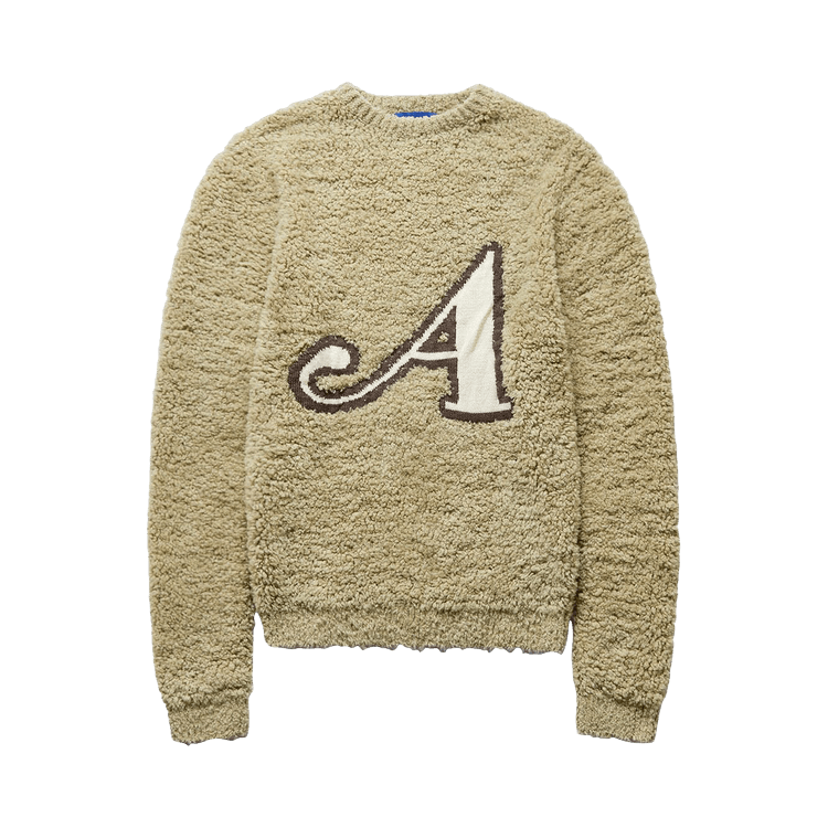 Awake NY Boucle A Crew Knit "Latte"