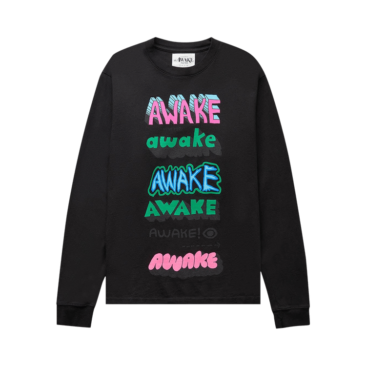 Awake NY x Stefan Meier Printed Long-Sleeve "Black"