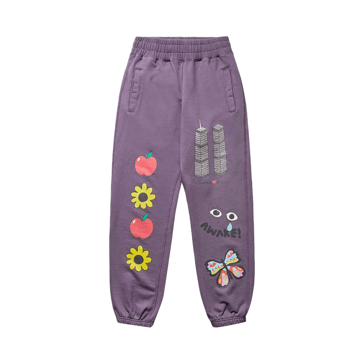 Awake NY x Stefan Meier Printed Sweatpant "Pewter"