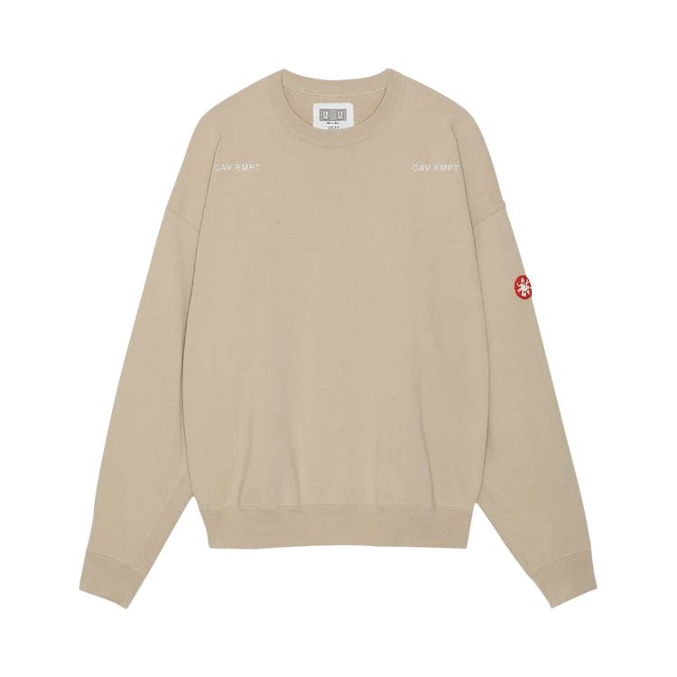 Cav Empt Solid Crewneck "Beige"