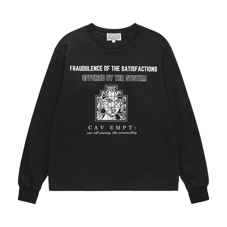 Cav Empt Offered By The System Long-Sleeve T-Shirt "Black"