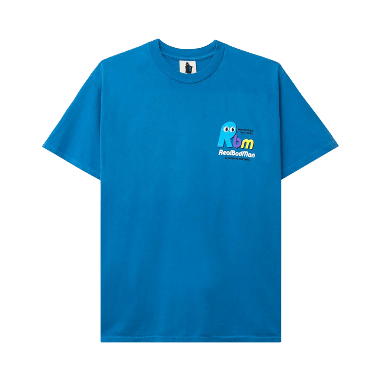 Real Bad Man Never Not Open Short-Sleeve Tee "Blusey"