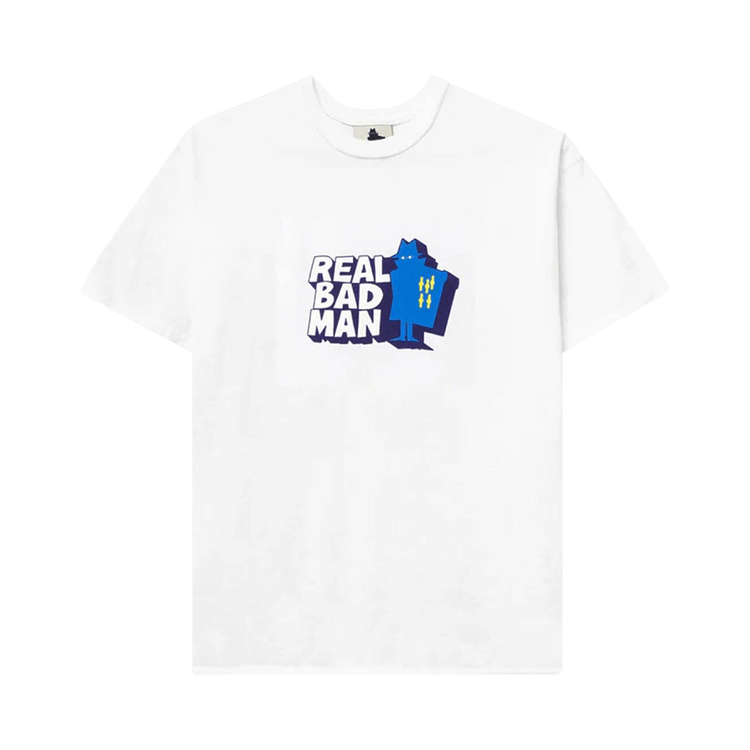 Real Bad Man Rbm Front Hitter Short-Sleeve Tee "White"