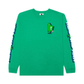 Real Bad Man Graphic Content Long-Sleeve Tee "Funk Green"