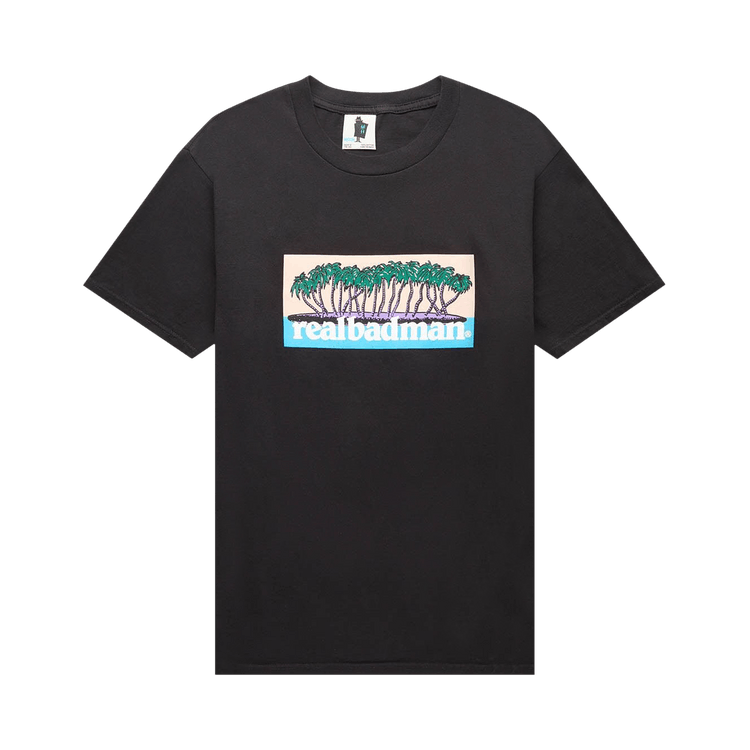 Real Bad Man Alohahaha Short-Sleeve Tee "Black"