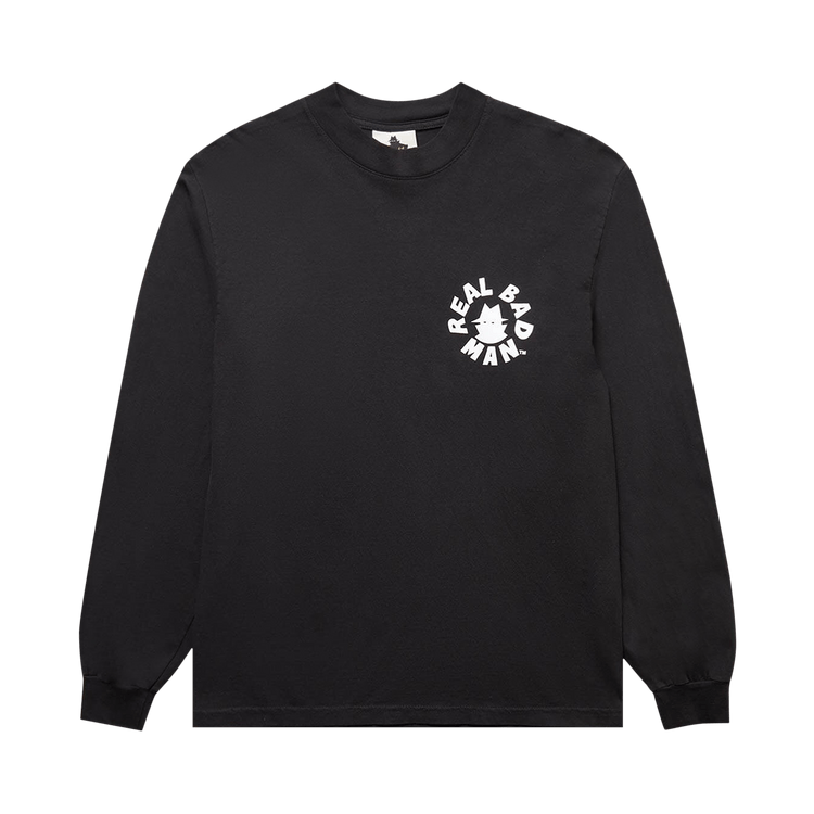 Real Bad Man Circle Long-Sleeve Tee "Black"
