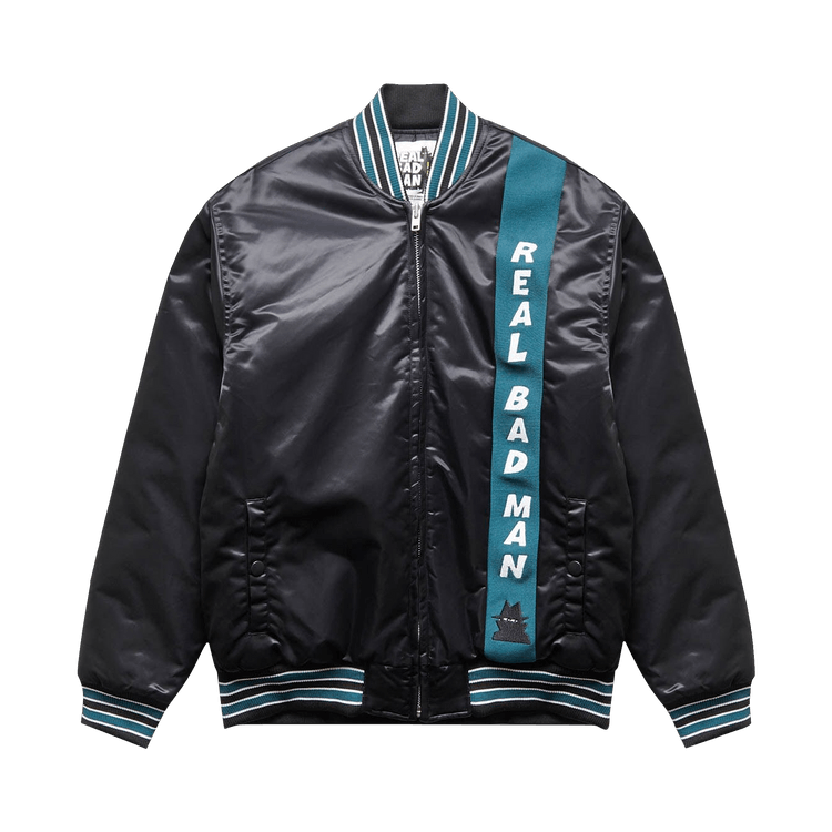 Real Bad Man Zipped Team Jacket "Black"