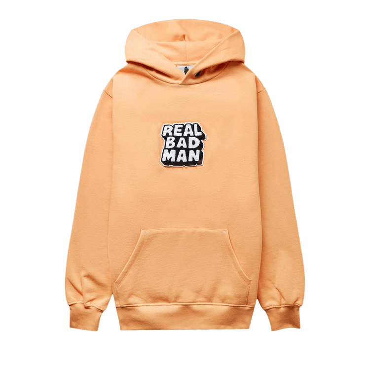 Real Bad Man Chenile Hoodie "Orange Bang"