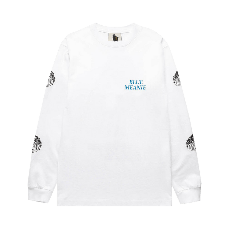 Real Bad Man Blue Meanie Long-Sleeve Tee "White"