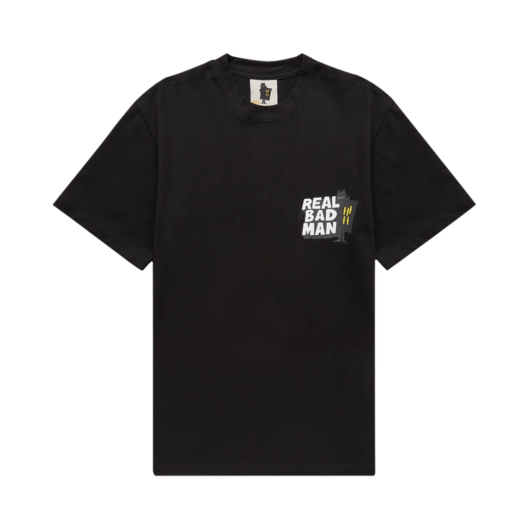 Real Bad Man Who Goes There Short-Sleeve Tee "Black"