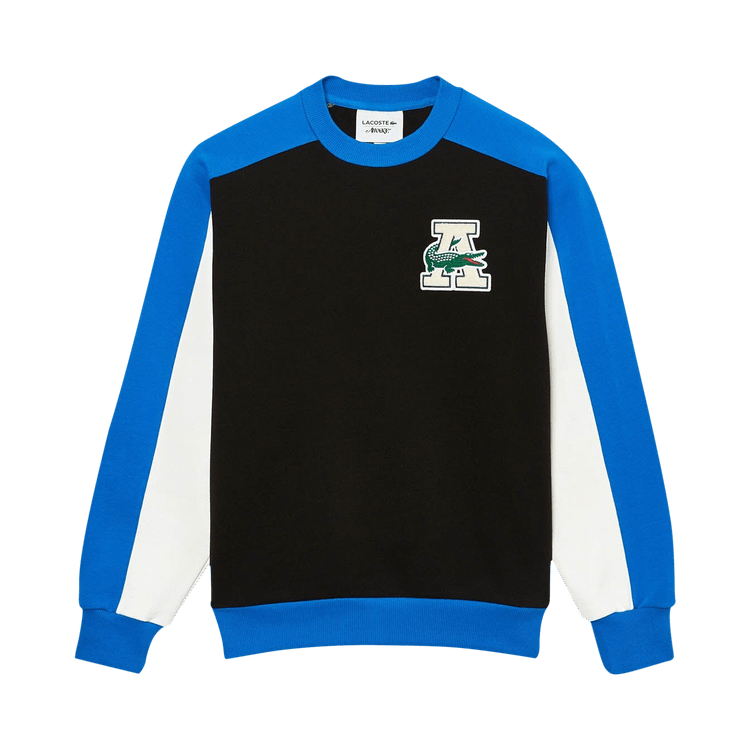 Awake NY x Lacoste Badge Color Block Sweatshirt "Blue"