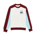 Awake NY x Lacoste Badge Color Block Sweatshirt "Burgundy"