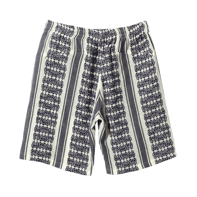 Needles Stripe Dobby Basketball Shorts "White"