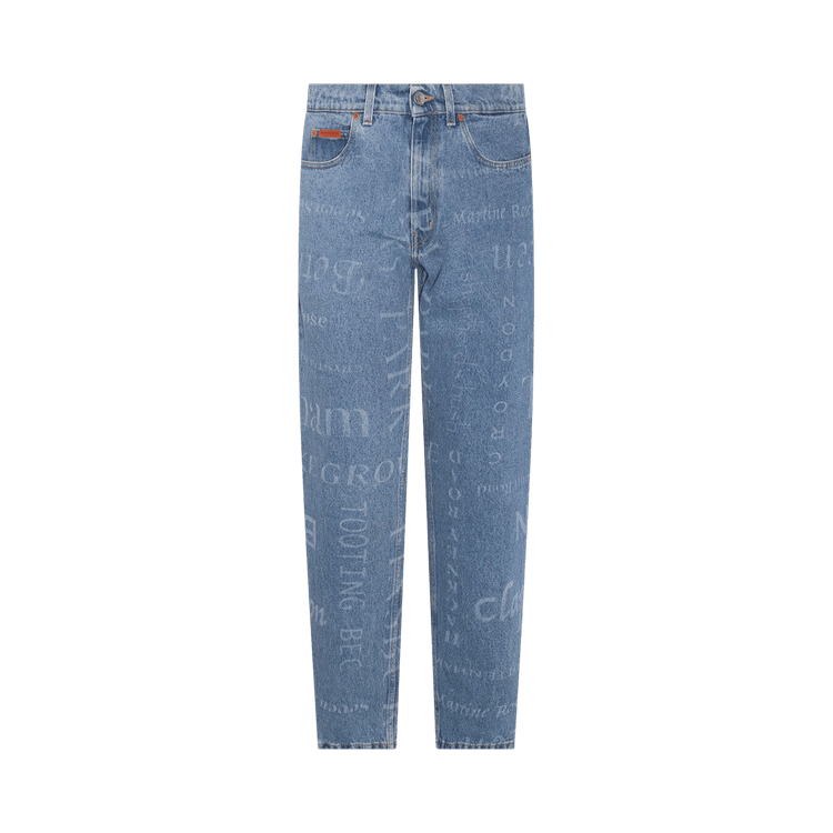 Martine Rose Straight Leg Jean "Blue"