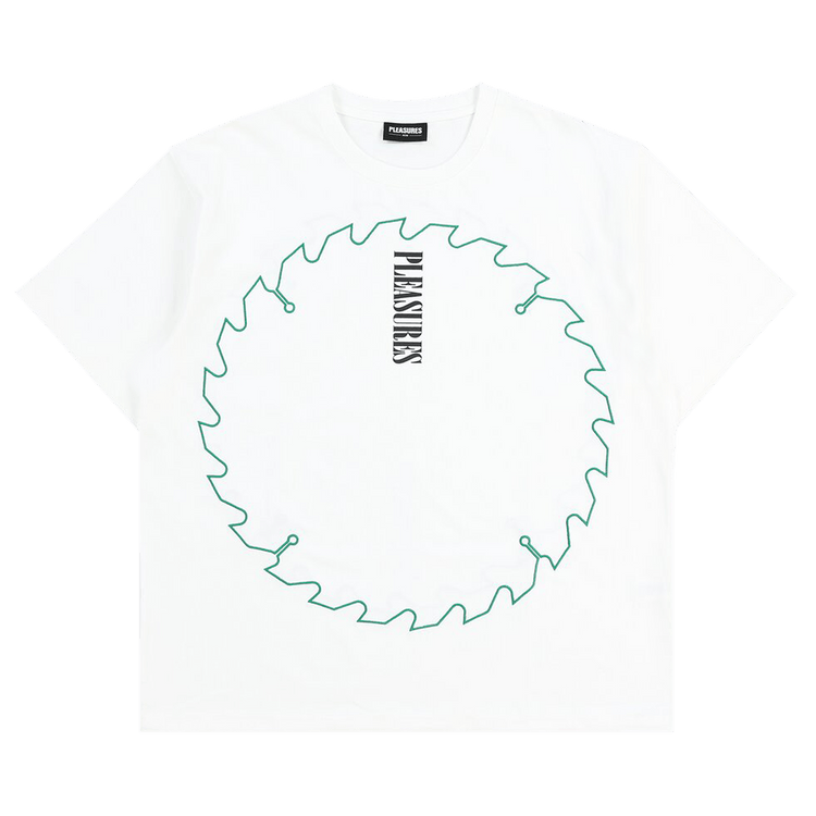 Pleasures Saw Heavyweight T-Shirt "White"