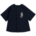 Paris Saint-Germain x EDIFICE Embroidered Collared Kanoko Shirt "Navy"