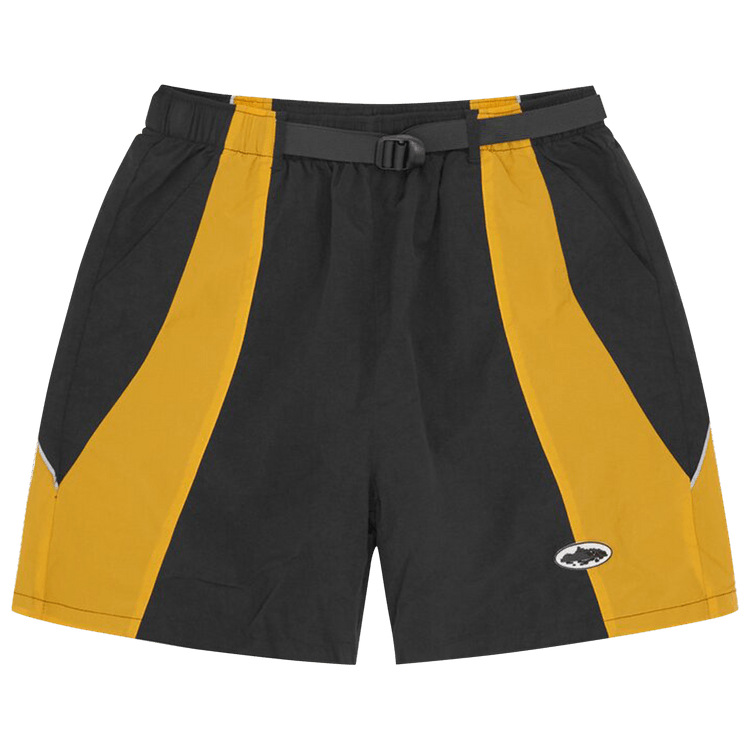 Corteiz Spring Shorts "Black/Yellow"