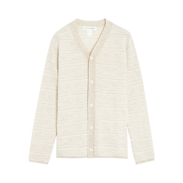 Comme des Garçons SHIRT Knit Cardigan "Beige"