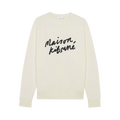 Maison Kitsuné Handwriting Sweatshirt "Ecru"
