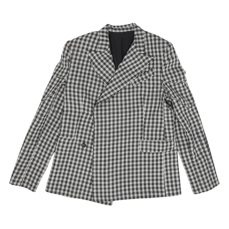 Luar Houndstooth Blazer "Black/White"