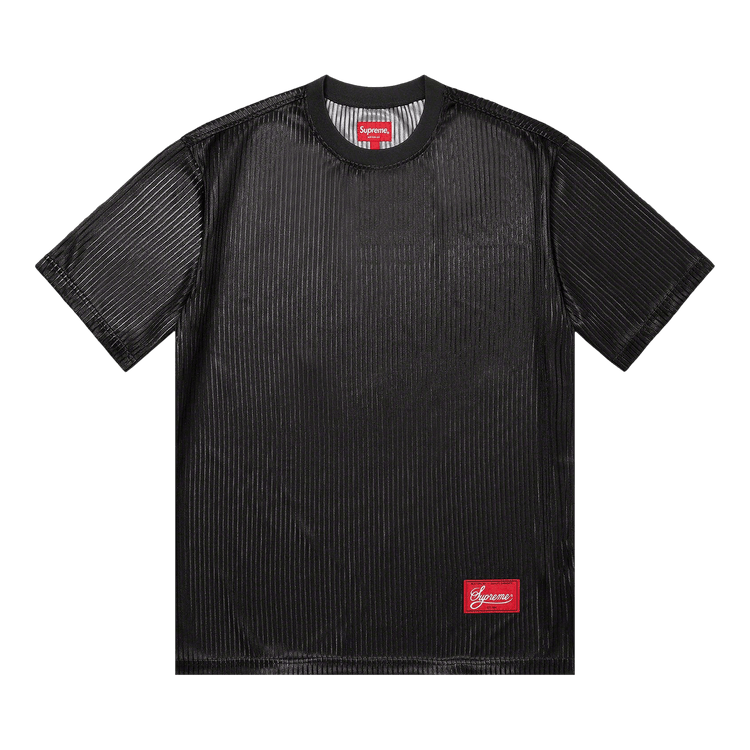 Supreme Gradient Mesh Stripe Jersey "Black"