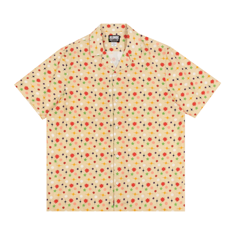 Billionaire Boys Club Solar Short-Sleeve Woven Shirt "Reed Yellow"