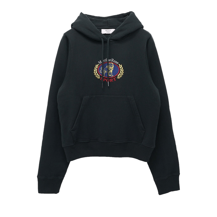 Martine Rose Shrunken Hoodie "Black"
