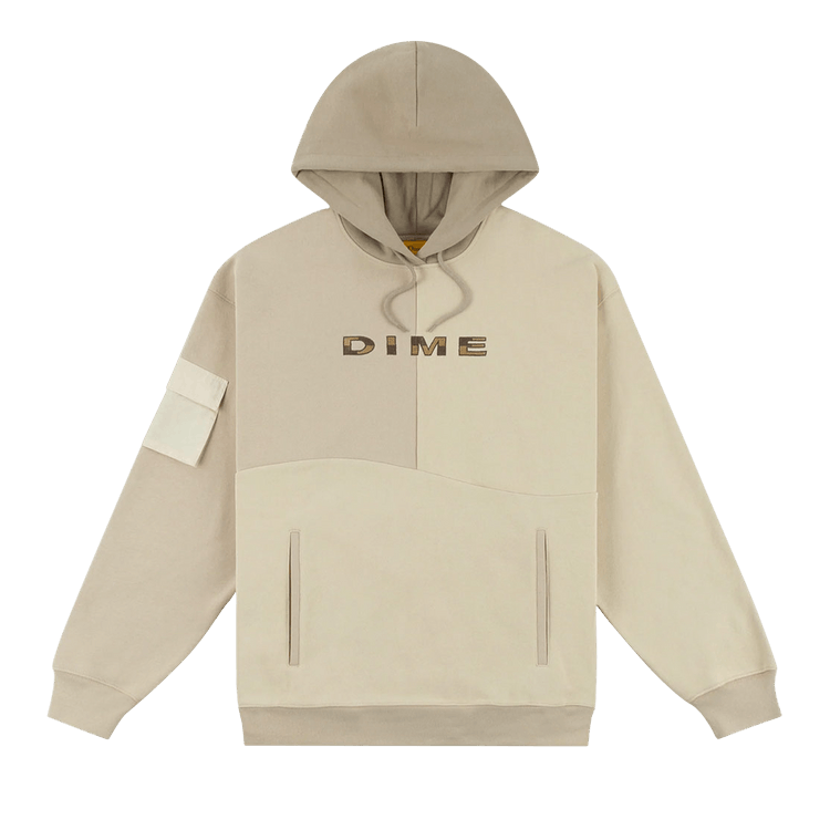 Dime 3 Tone Split Hoodie "Sand"