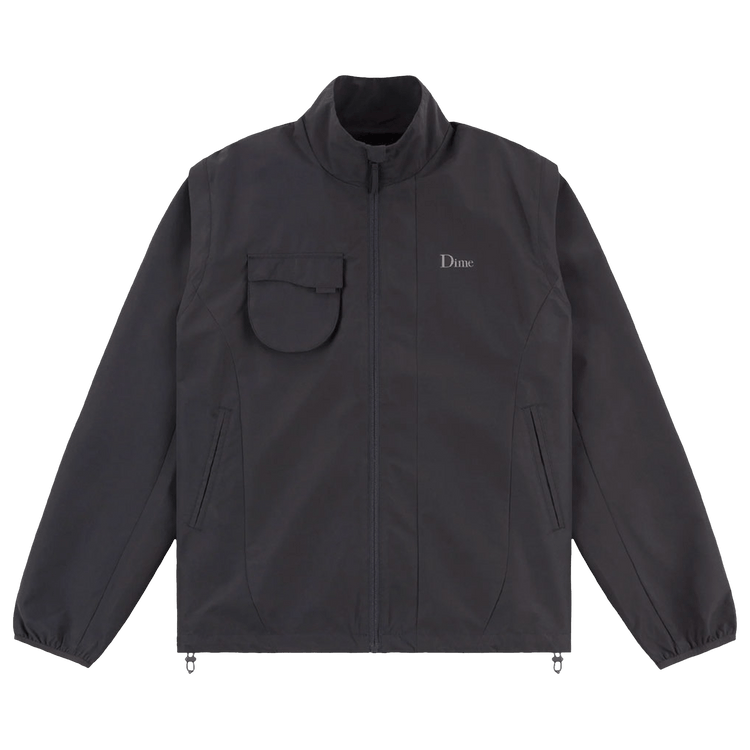 Dime Hiking Zip Off Sleeves Jacket "Charcoal"