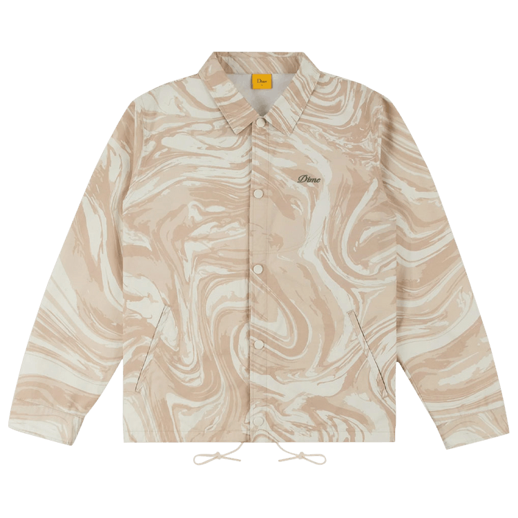 Dime Marble Coach Jacket "Cream"