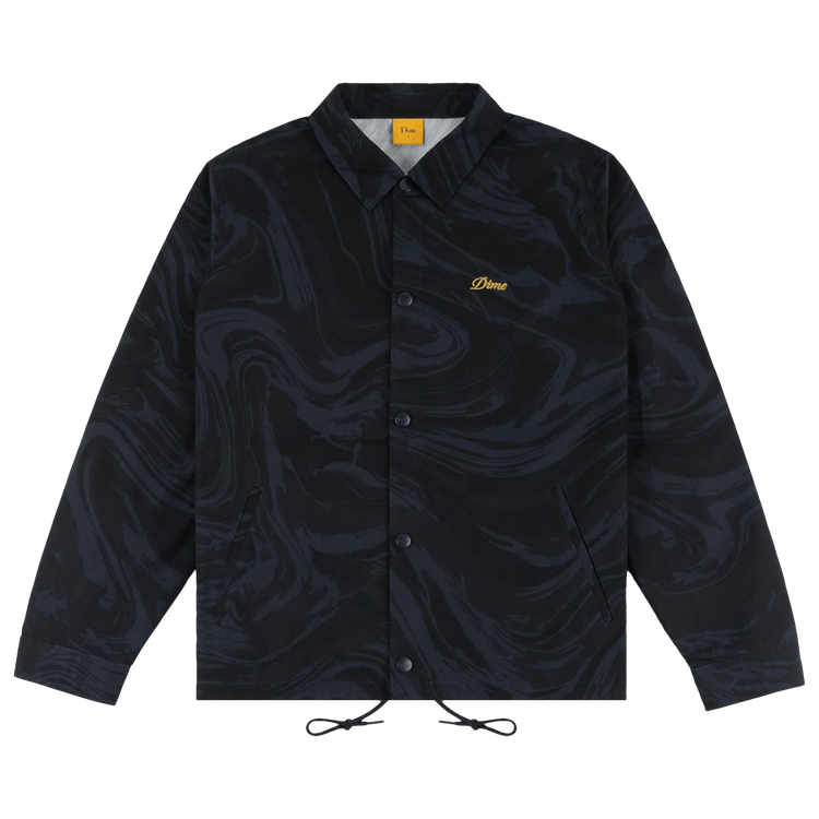 Dime Marble Coach Jacket "Navy"