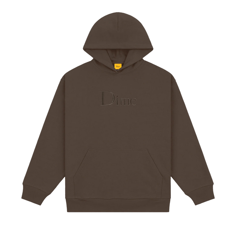 Dime Classic Logo Hoodie "Driftwood"