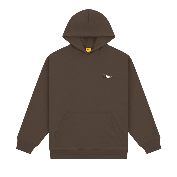 Dime Classic Small Logo Hoodie "Driftwood"