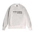 Engineered Garments Printed Raglan Crew "Heather Grey"