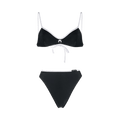 Marine Serre Active Jersey Bikini "Black"