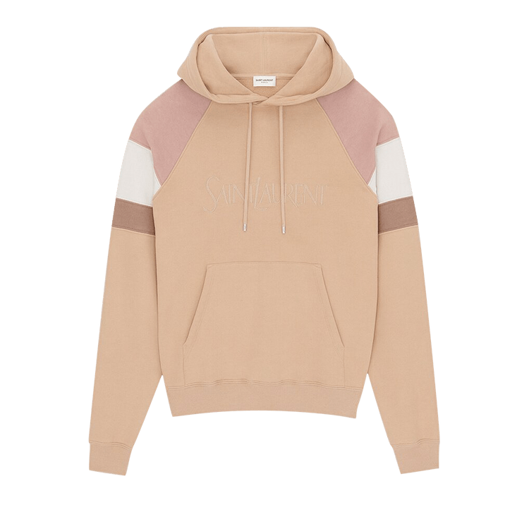 Saint Laurent Vintage Logo Hoodie "Nude/Rose Givre/Dirt"