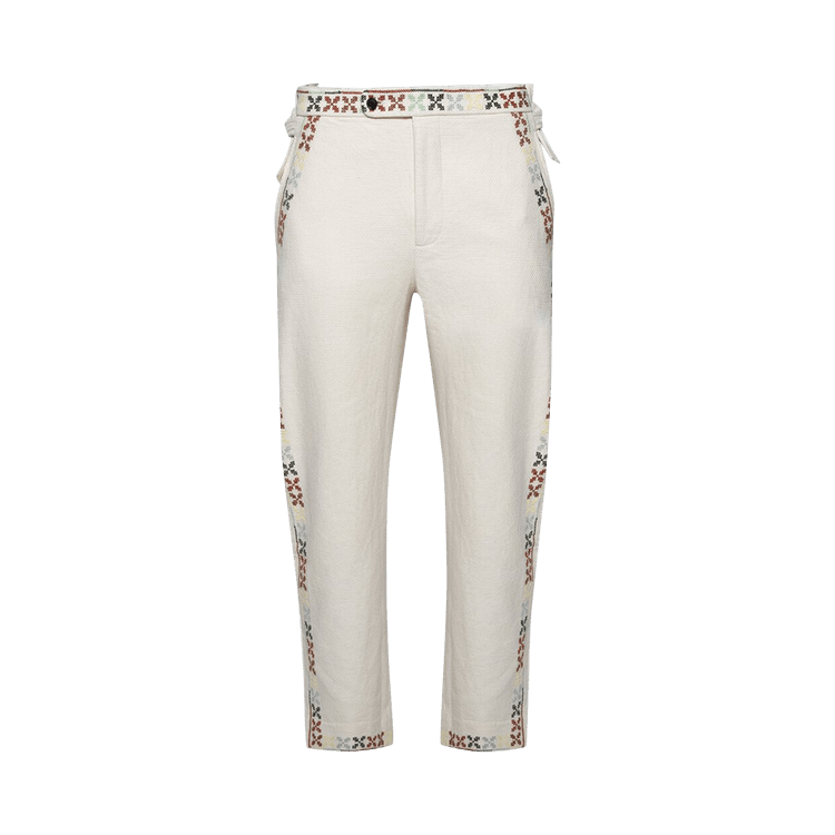 Bode Prisma Pants "Ecru/Multicolor"