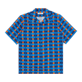Wales Bonner Highlife Bowling Shirt "Blue"