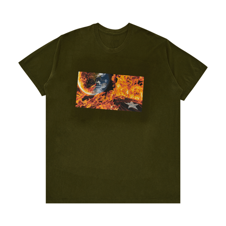 GOAT Exclusive for Manifesto Sky High Farm Workwear Photo Tee "Olive"