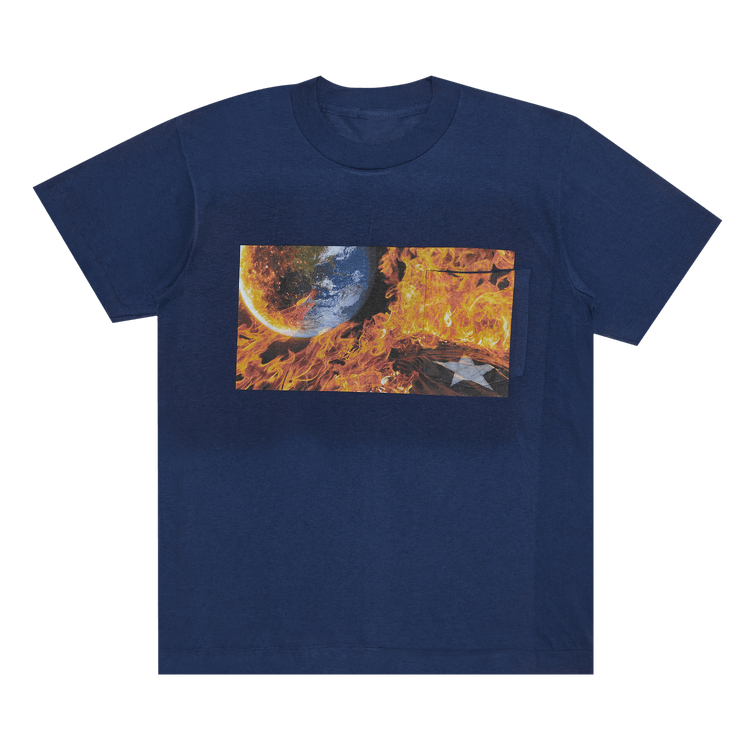GOAT Exclusive for Manifesto Sky High Farm Workwear Photo Tee "Navy"