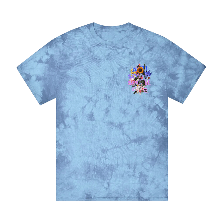 Anti Social Social Club Bouquet For The Old Days Tie Dye Tee "Blue"