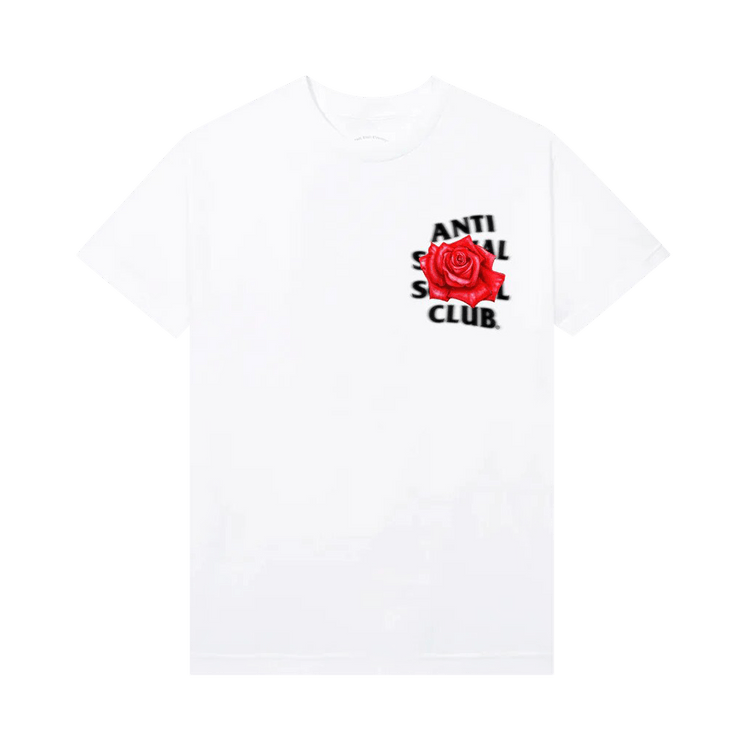 Anti Social Social Club Roses Are Red Tee "White"