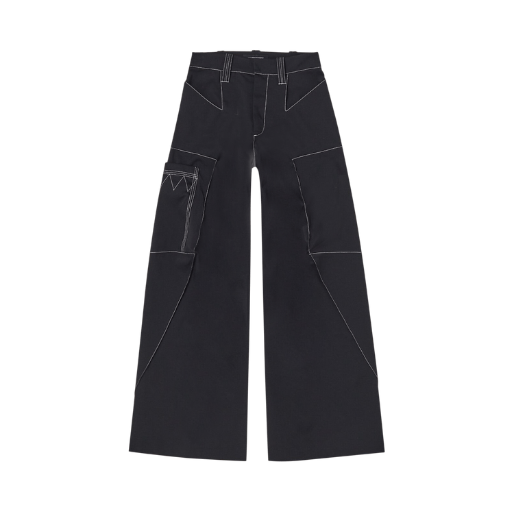Kiko Kostadinov Angled Pants "Muted Black"