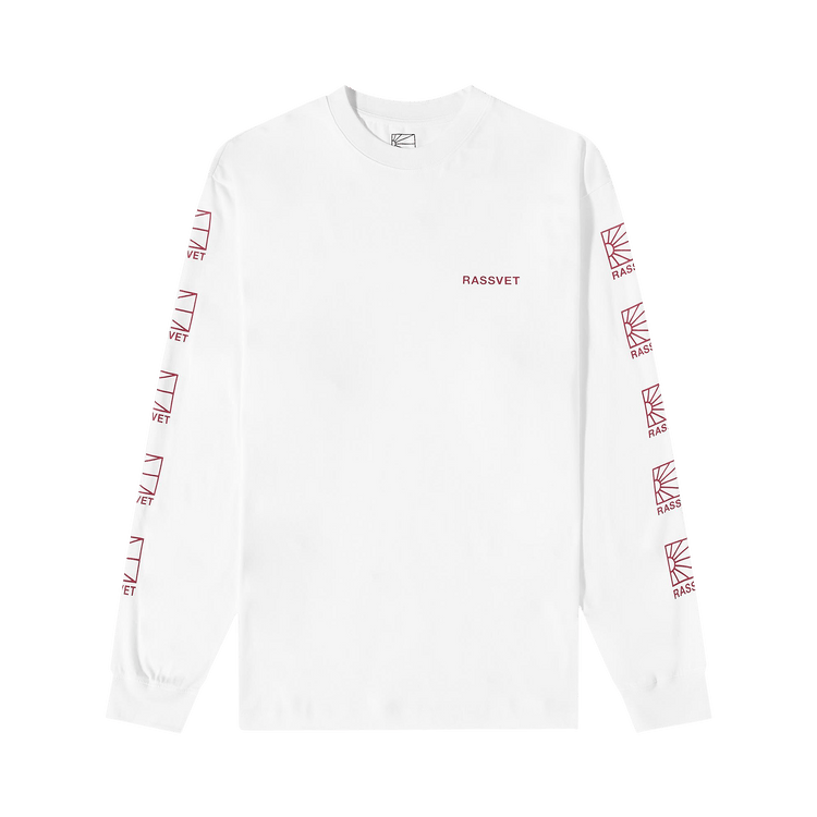 Rassvet x PACCBET Long-Sleeve Multi Logo T-Shirt "White"
