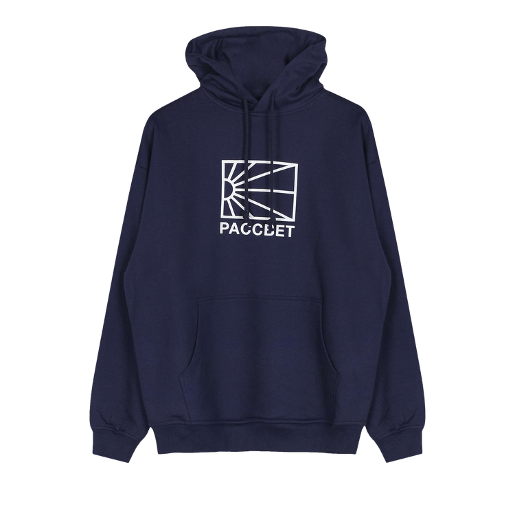 Rassvet x PACCBET Big Logo Hoodie "Navy"