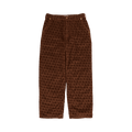 ERL Corduroy Embossed Pants "Brown"