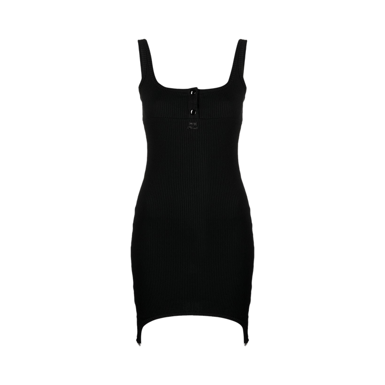Courrèges 90s Suspender Dress "Black"